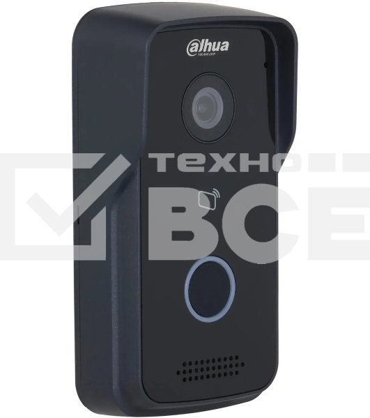 Видеопанель Dahua DHI-VTO2111D-P-S3 цветной сигнал CMOS цвет панели: черный