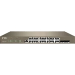 Коммутатор управляемый PoE IP-COM G5328XP-24-410W L3, 26 портов, 24x1 Гбит/с, SFP+ 4x10 Гбит/с, фото 1