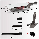 Пылесос ProfiCare PC-AKS 3102 weiss белый, 11.1 Вт, уборка сухая, пылесборник контейнер 0,5 л, фото6