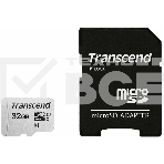 Флеш карта Micro SecureDigital 32Gb Transcend TS32GUSD300S-A{MicroSDHC Class 10 UHS-I, SD adapter}, фото2