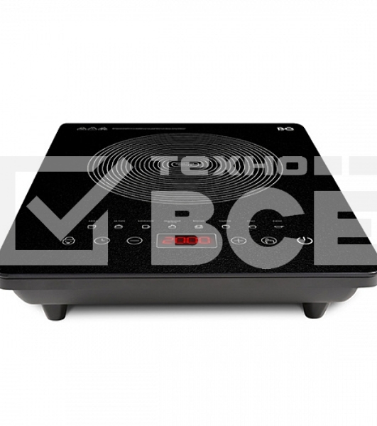 Электрическая плитка BQ HP106B черный, Мощность:2000 Вт