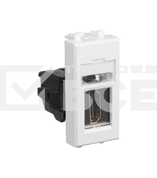 Розетка модульная DKC 4400251 тип А-А HDMI 1 модуль Avanti, Белое облако