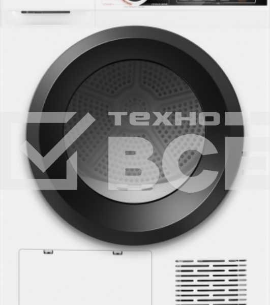 Сушильная машина Weissgauff WD 5948 Heat Pump белый, 8 кг, сушка - тепловой насос, программ - 15, 59.5 x 84.5 x 60 см