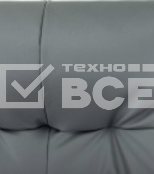 Кресло руководителя Бюрократ CH-824MSG-BF серый, эко.кожа/ткань, крестов. пластик, подст. для ног