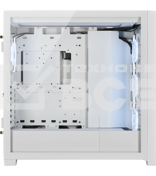 Компьютерный корпус Corsair iCUE 5000X RGb CC-9011233-WW Mid-Tower, белый, Tempered Glass (650393)