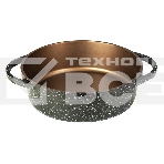 Сотейник LARA LR02-234 серия Orlean 28 см, 4.5 л, мрамор, Bronze, капсульное индукционное дно, крышка, фото5