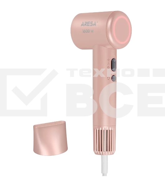 Фен ARESA AR-3234 розовый, 1600 Вт, ионизация