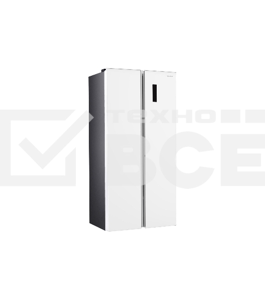 Холодильник Willmark SBS-647NFIW белый двухкамерный 249/180 л морозилка сбоку, NoFrost, Side-By-Side