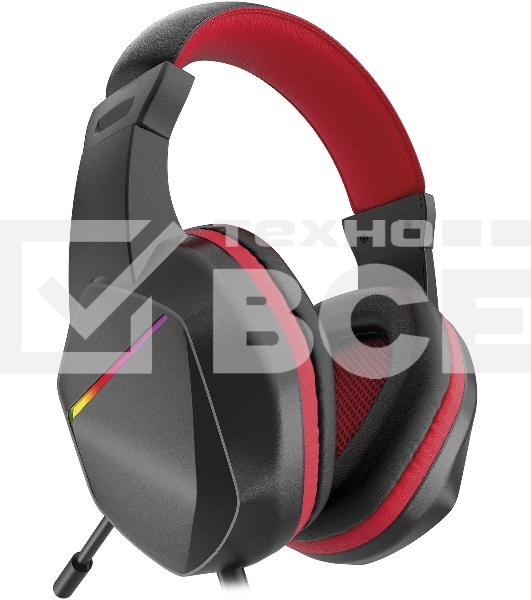 Наушники с микрофоном Оклик HS-L335G черный 2.2м мониторные USB оголовье (1972582)