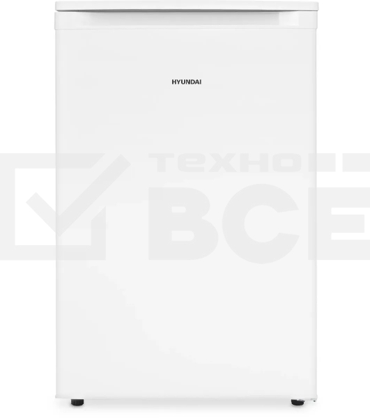 Холодильник Hyundai CO15051A белый однокамерный 101/14л морозилка сверху