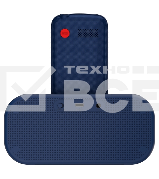 Телефон Maxvi RT-04 blue + док-станция