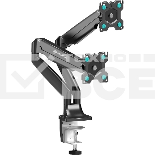 Кронштейн для 2 мониторов ONKRON G200 для монитора 13'-32' настольный, черный