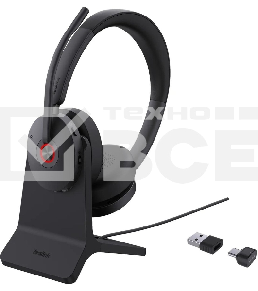 Гарнитура Bluetooth Yealink BH74 with Stand UC USB-C/A черный