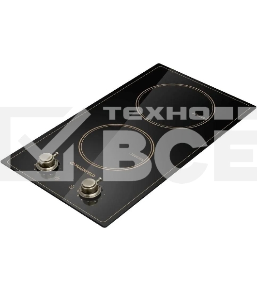 Индукционная варочная панель Maunfeld CVI292MBKBR, конфорок: 2 шт., стеклокерамика, независимая, черный