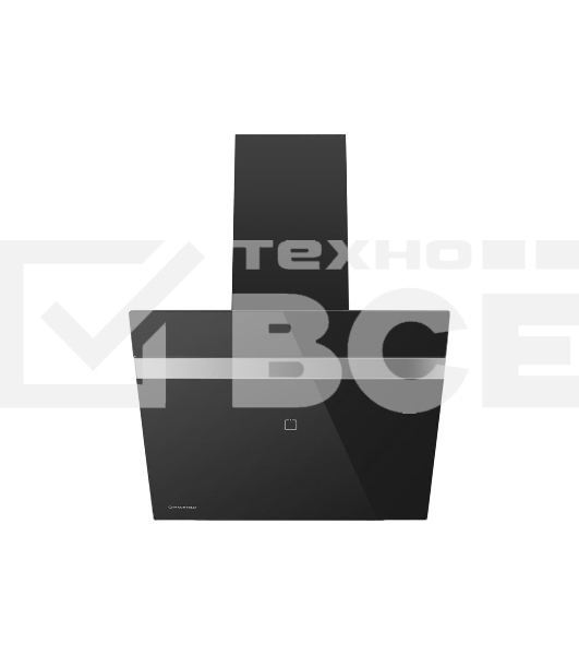 Вытяжка наклонная Maunfeld Medway 60 черная, 60 см, 1000 куб. м/ч, 54 дБ