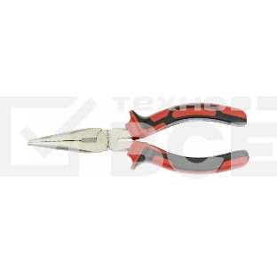 Длинногубцы Matrix NICKEL 17164 160 мм, прямые никелированные, двухкомпонентные рукоятки