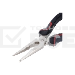 Плоскогубцы удлиненные Deli DL0104 200 мм, Cr-V, эксцентриковый шарнир, антикоррозийное покрытие, трехкомпонентная прорезиненная рукоять, фото6