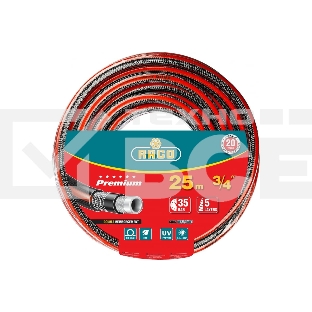 Шланг RACO PREMIUM 40300-3/4-25_z01 поливочный, 35атм., армированный, 5-ти слойный, 3/4'х25м