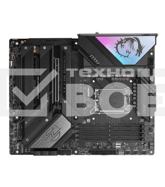 Материнская плата MSI MPG Z790 CARBON WIFI II, LGA 1700, Intel Z790, 4xDDR5, 6xSATA, 5xM.2, 1xPCIe 5.0 x16, 1xPCIe 4.0 x16, 1xPCIe x1, 1xHDMI, 1x 2.5Gb LAN, 6xUSB-A 3.2 Gen 2, 2xUSB-A 3.2 Gen 1, 1xUSB-C 3.2 Gen 2, 1xUSB-C 3.2 Gen 2x2, 5x3.5 мм, 7.1, ATX