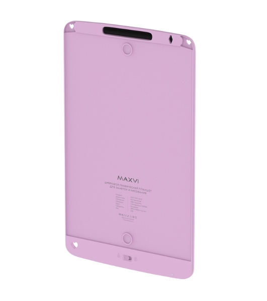 Планшет LCD для заметок и рисования Maxvi MGT-02С pink
