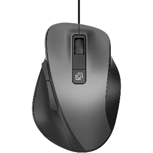 Мышь проводная Oklick 504M черный/серый, 3600 dpi, USB, кнопки - 6