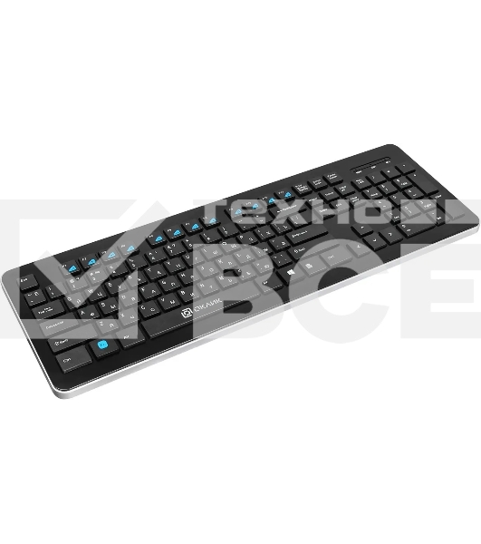 Клавиатура Oklick 870S беспроводная, USB, Радиоканал, черный