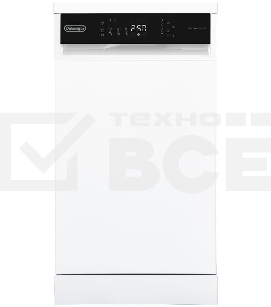 Посудомоечная машина DeLonghi DDWS 465 B CALLISTO белый, 45 см
