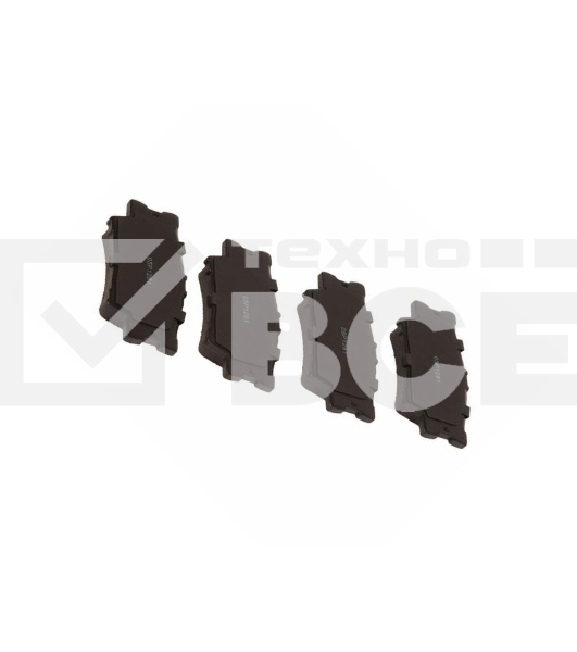 Колодки тормозные задние LPR 05P1281, комплект
