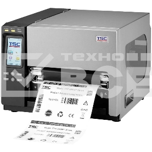 Принтер этикеток термотрансферный TSC TTP-286MT 203 dpi, 152 мм/сек, USB, Ethernet, USB-Host, RS-232, Centronics, чёрный/серый