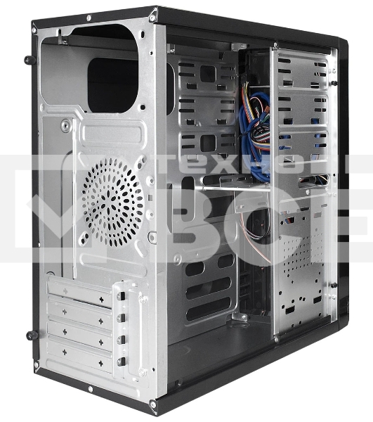 Компьютерный корпус Minitower ExeGate MA-371X-UNS400 (mATX, БП UNS400 с вент. 12см, 2*USB+2*USB 3.0, аудио, черный)