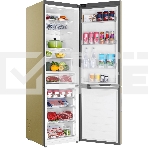 Холодильник Haier C4F640CGGU1 золотистый двухкамерный 285/115л морозилка снизу, No Frost, фото2