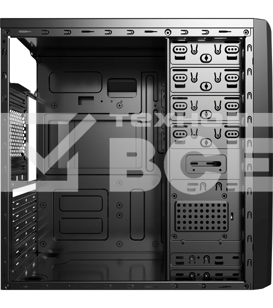 Компьютерный корпус Aerocool/Formula CS-1101 черный без БП ATX 2x120мм 1x140мм 2xUSB 2.0 1xUSB 3.0 audio