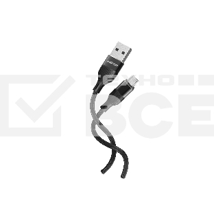 Кабель Smartbuy (iK-12-S72b) S72 MicroUSB черный, 2.4 А, сил., 1м
