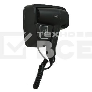 Фен для волос настенный Puff 1201Bl, черный