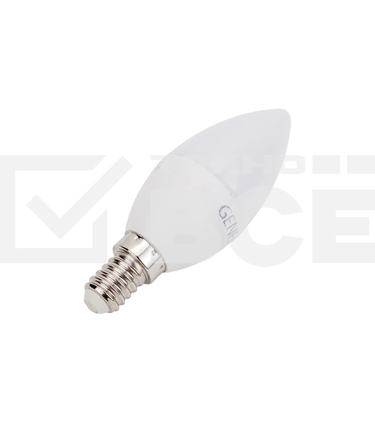 Лампа cветодиодная LED IEK LL-C35-08-230-40-E14-G C35 свеча 8Вт 230В 4000К E14 GENERICA