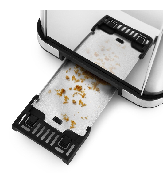 Тостер Kitfort КТ-2036-6 Мощность: 800-950 Вт.Емкость: 2 тоста одновременно,серебристый.