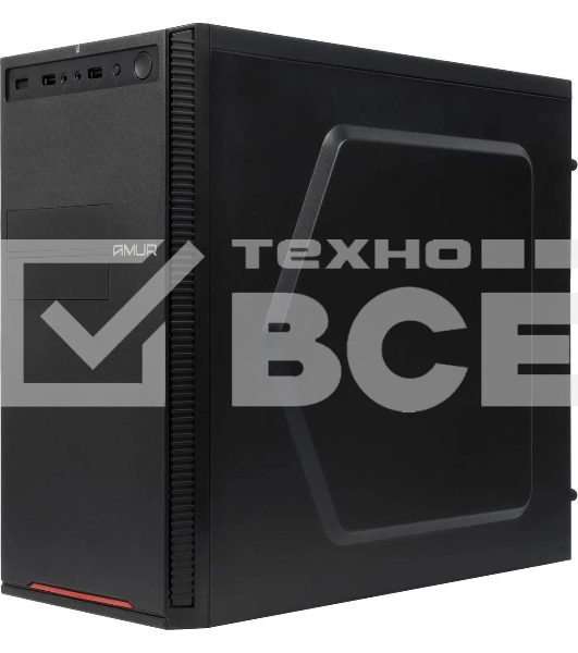 Компьютер Amur Нарвал B7I21 MT i5 12400 (2.5) 16Gb SSD 512Gb UHDG 730 FreeDOS 2.5xGbitEth 500W мышь клавиатура черный (RUS) (2147011)