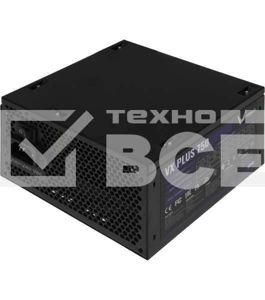 Блок питания Aerocool/Formula VX PLUS 750, 750Вт, 120мм, черный