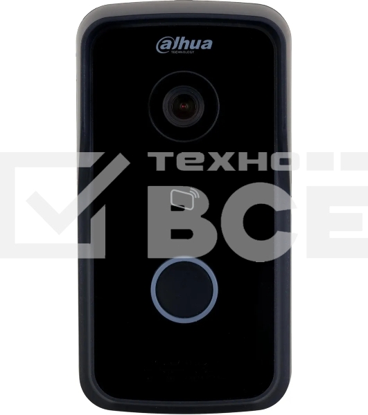 Видеопанель Dahua DHI-VTO2111D-P-S3 цветной сигнал CMOS цвет панели: черный