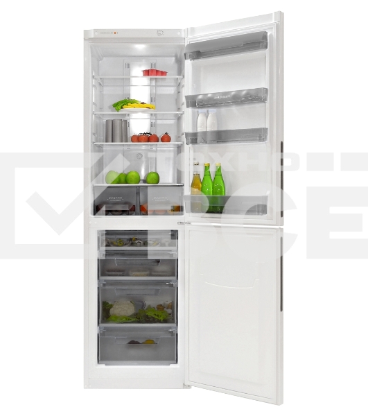 Холодильник Pozis МИР ХМ-202-4 NF W белый двухкамерный 220/124л морозилка снизу, No Frost