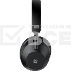 Беспроводные/проводные наушники Defender FreeMotion B1000 черный, накладные, Bluetooth + проводной, фото2