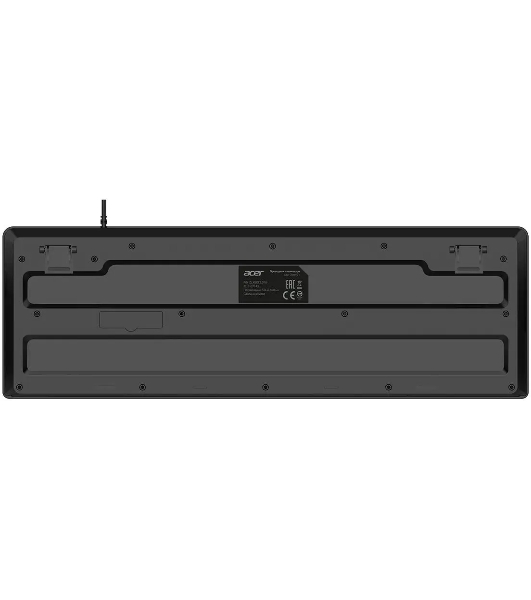 Клавиатура Acer OKW501 черный USB Multimedia (ZL.KBDEE.01U) кабель 1.8м