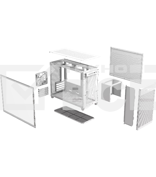 Компьютерный корпус Asus AP201 PRIME CASE TG WHITE AP201/WHT/TG