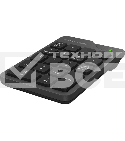 Числовой блок A4Tech FGK21C беспроводной, USB, Радиоканал, серый