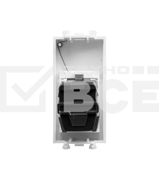 Розетка модульная DKC 4400251 тип А-А HDMI 1 модуль Avanti, Белое облако