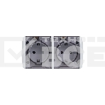 Розетка EKF EQR16-129-30-54-T PROxima Владивосток 2-местная 16А с заземлением с прозрачной крышкой IP54, фото6