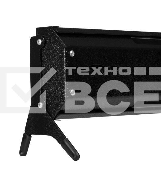 Конвектор плинтусный СОКОЛ 60-0124, черный, 450 Вт, 15 м2