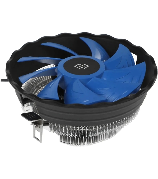 Кулер Digma D-CPC95-PWM2 синий/черный 120мм алюминий 1500rpm 29db 4-pin 95W 66мм