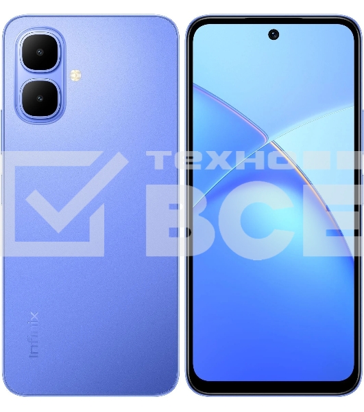 Смартфон Infinix SMART 10 4/128Gb, голубой