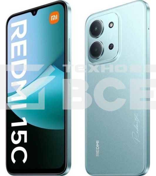 Смартфон Xiaomi Redmi 15C 4/128Gb мятный зеленый